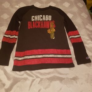 🏒 Chicago Blackhawks Raglan Shirt 🏒